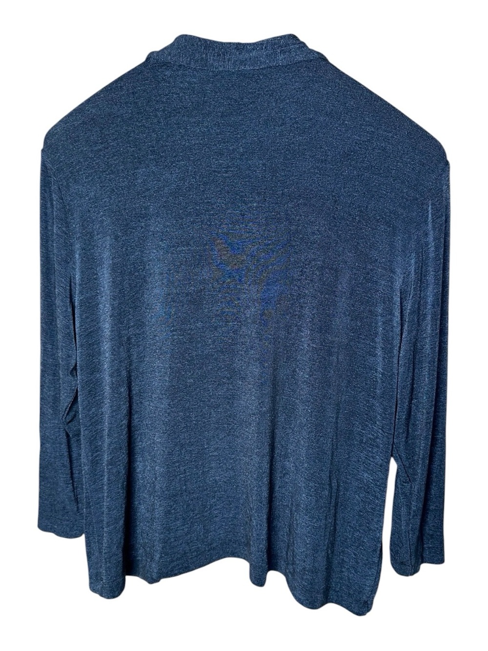 Chico’s Travelers Embroidered Cardigan Size 3 XL Dark Blue Black - Picture 5 of 6